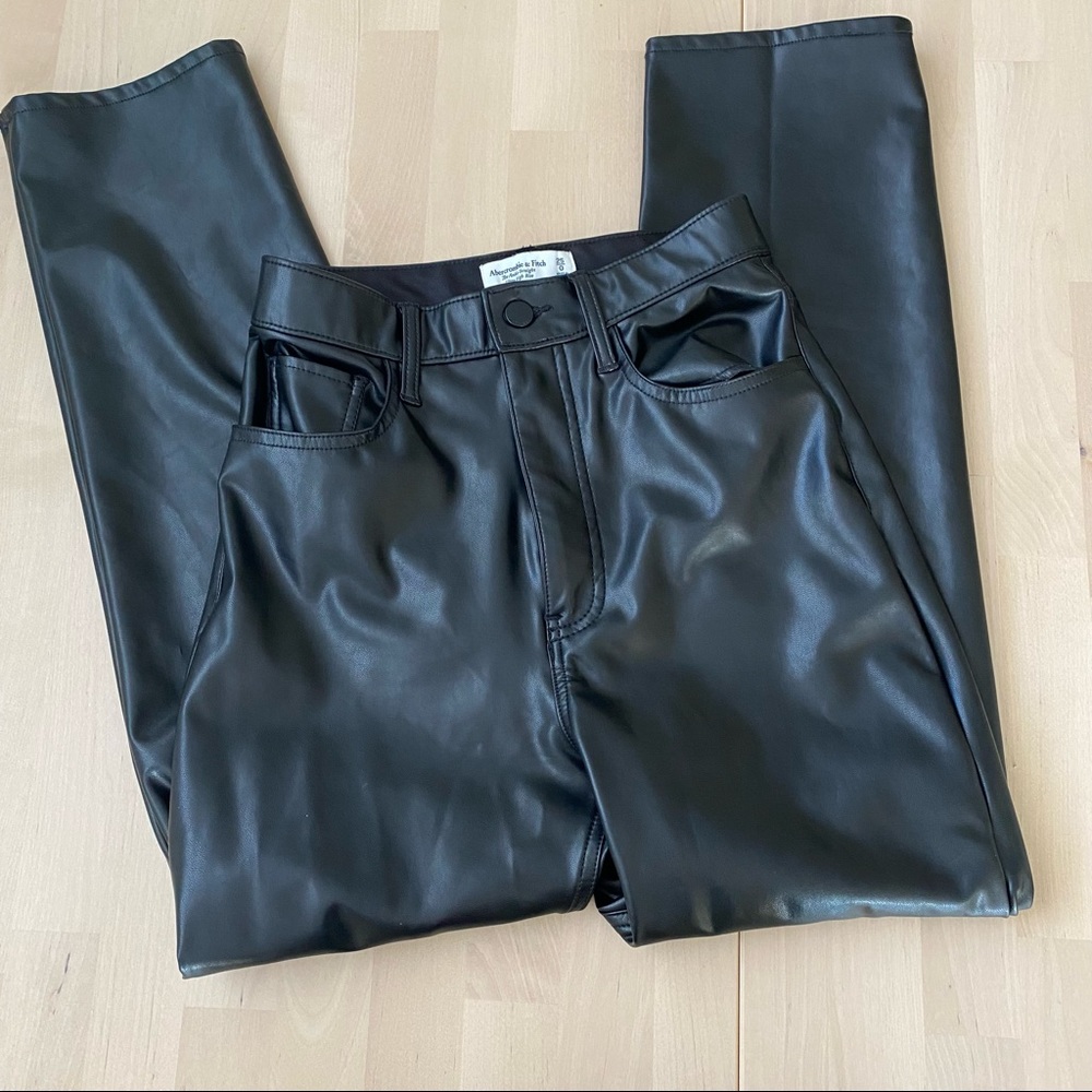 Abercrombie vegan leather pants